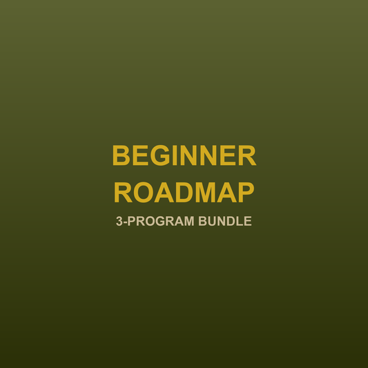 Calisthenics Beginner Roadmap 3-program bundle - JRJ Fit