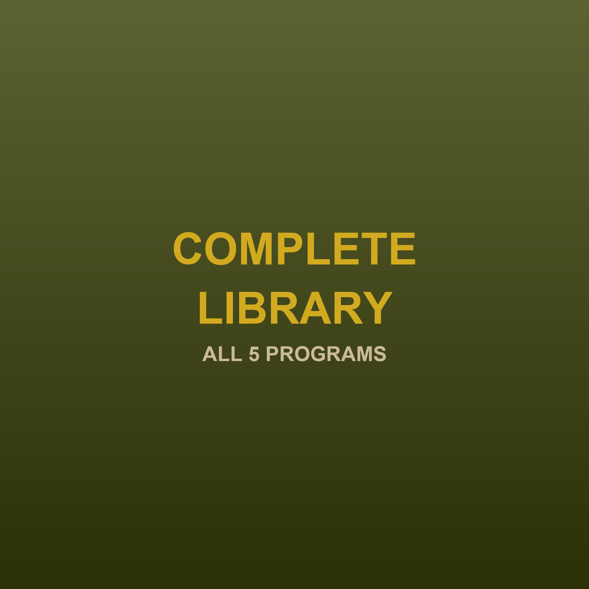 JRJ Fit Complete Library bundle - all 5 calisthenics programs