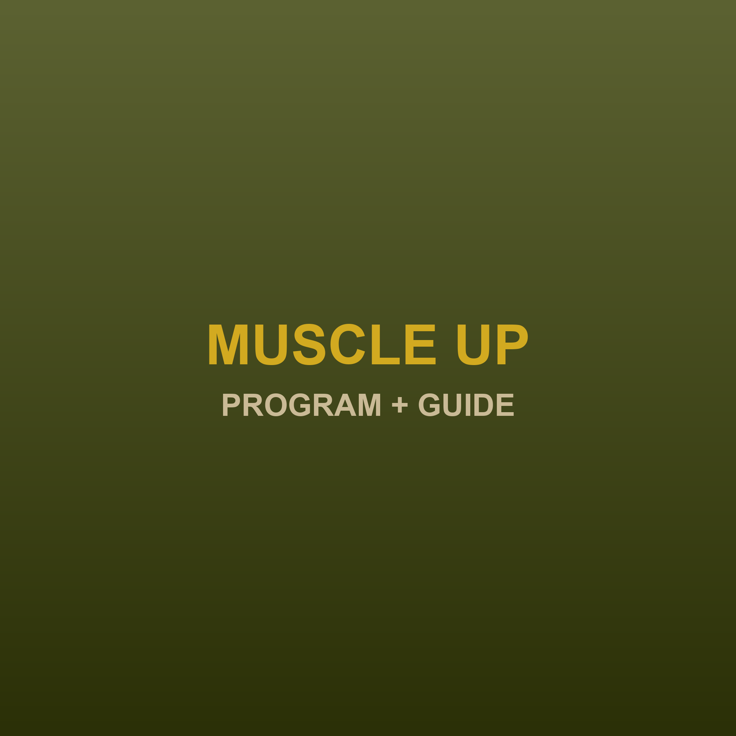Muscle-Up program and technique guide bundle - JRJ Fit